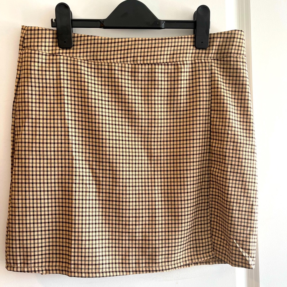 Plaid Mini Skirt